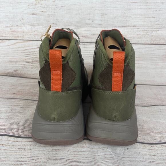 Teva Geotrecca RP Mens Sz 8 Hiking Boots Olive Green Waterproof